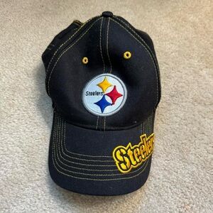 Pittsburgh Steelers Black Cap with Yellow Stitching